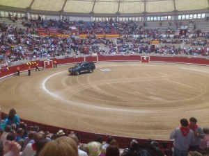 toros pontevedra arreglando la arena peregrina 2011