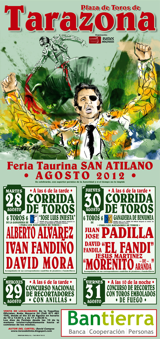 Cartel Oficial Feria de Tarazona 2012