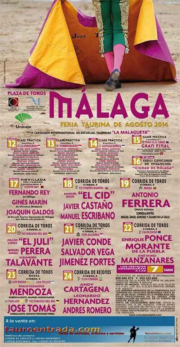 Cartel Feria de Málaga 2014