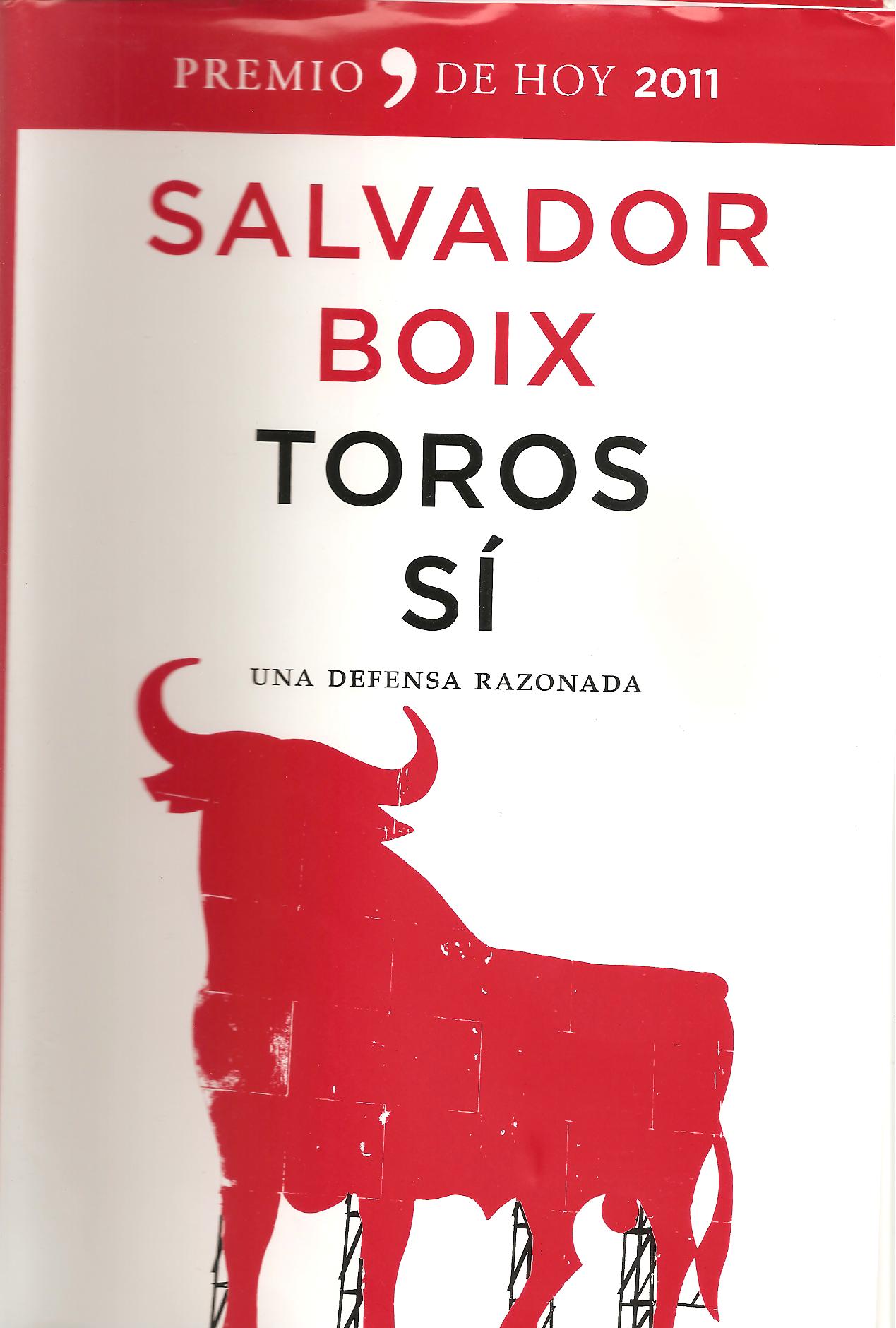 Portada del libro "Toros Sí "