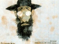 Retrato de Valle Inclán por Castelao