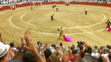 Plaza de toros de pontevedra 12 agsoto 2012