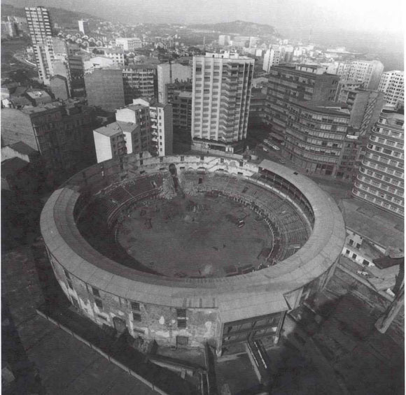 Antigua plaza de toros de La Coruña