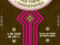 Cartel de la Xuntanza de peñas taurinas de pontevedra2013